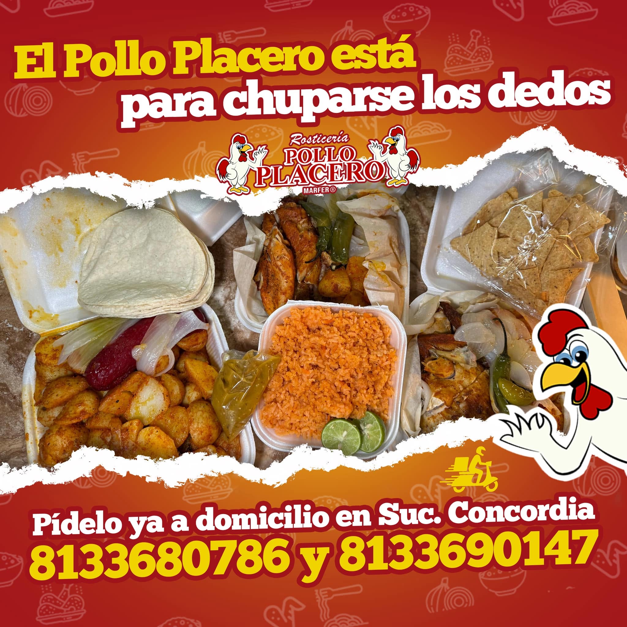 Combo de Pollo Placero con complementos
